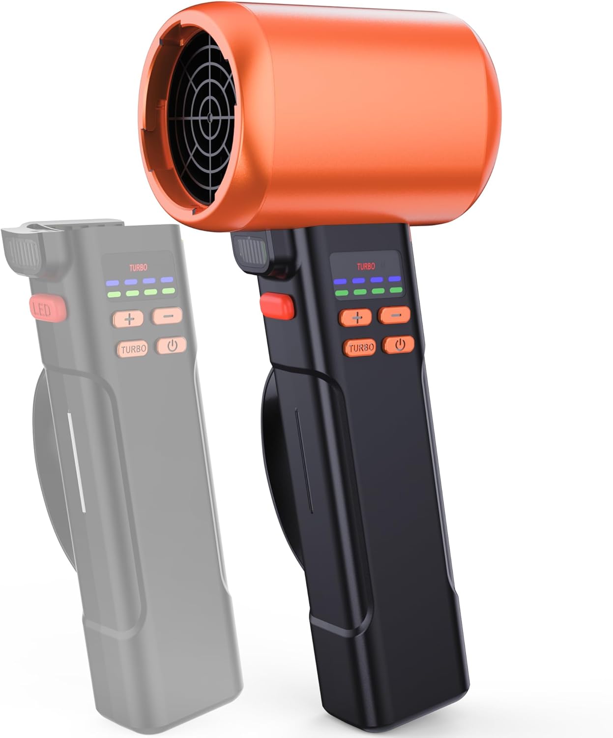 VortLab 730PRO Car Blower for Drying Cordless | Up to 260MPH 740CFM Turbo - Orange