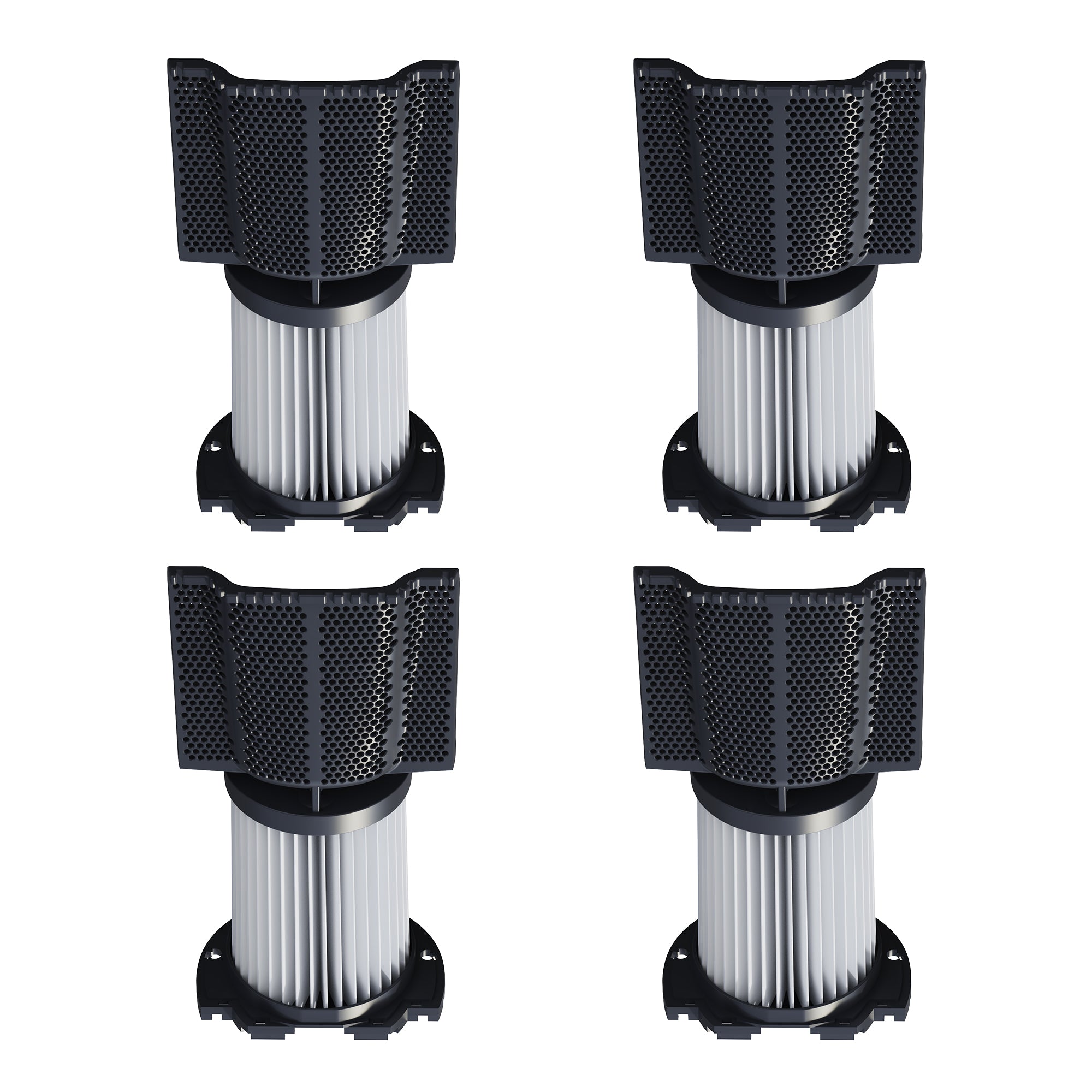 Vortlab H13-Class HEPA Filters(4 Pack) - for VortLab Handheld Vacuum- Washable (Recommended Replacement Frequency: 6-8 Months)